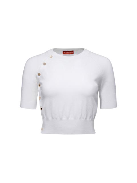 Altuzarra Mini Minamoto Knit Sweater white