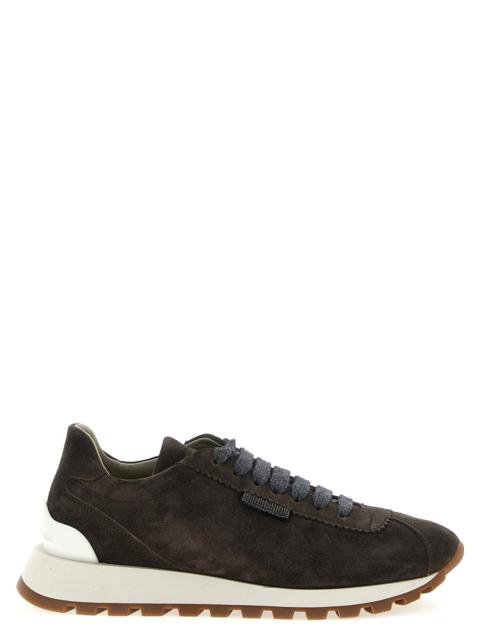 Brunello Cucinelli Brunello Cucinelli Women Shiny Tab Sneakers