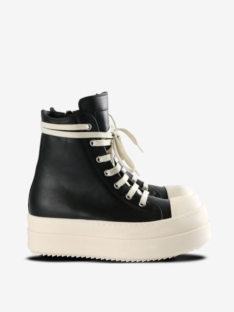 RICK OWENS - Women Leather Mega Bumper Sneaks