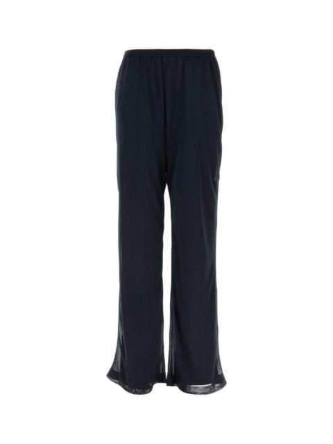 FERRAGAMO Salvatore Ferragamo Women Navy Blue Polyester Pant