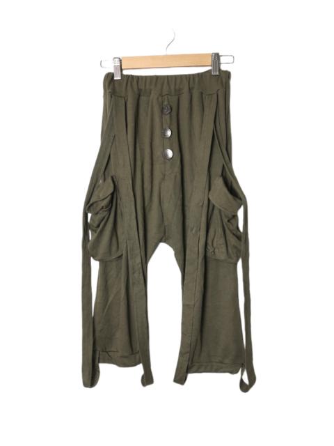 Other Designers Japanese Brand - Lazy Daisy 3rd Quarter Bondage Cargo Sweatpants Pants
