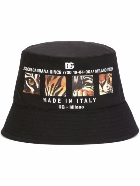 Dolce & Gabbana logo-print bucket hat