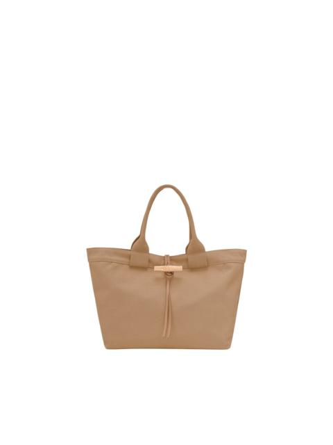 Longchamp `Le Roseau Toile` Large Tote Bag