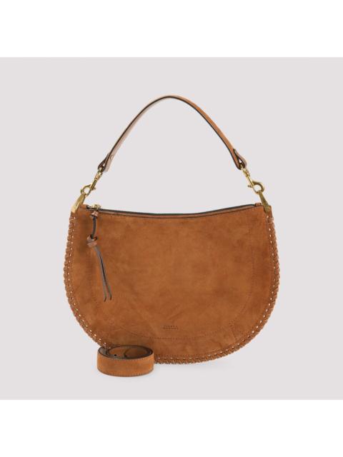 Isabel Marant Isabel Marant Oskan Soft Zip Shoulder Bag In Brown Suede