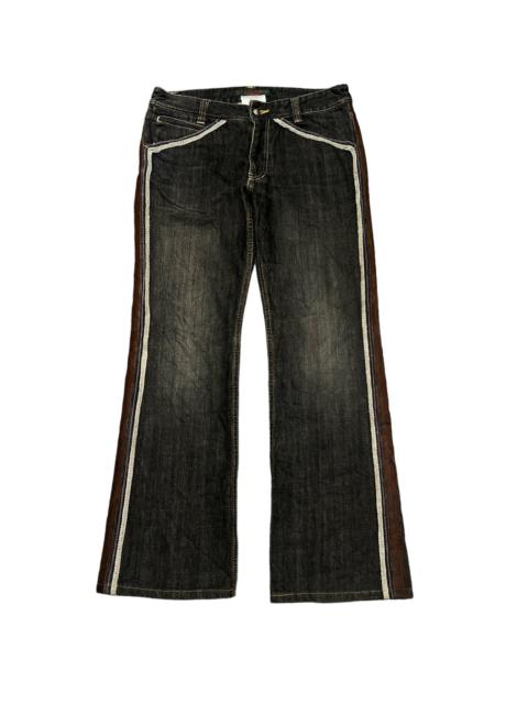 Other Designers Vintage - FLARED💥KATHARINE HAMNETT LONDON DISTRESSED DENIM PANTS