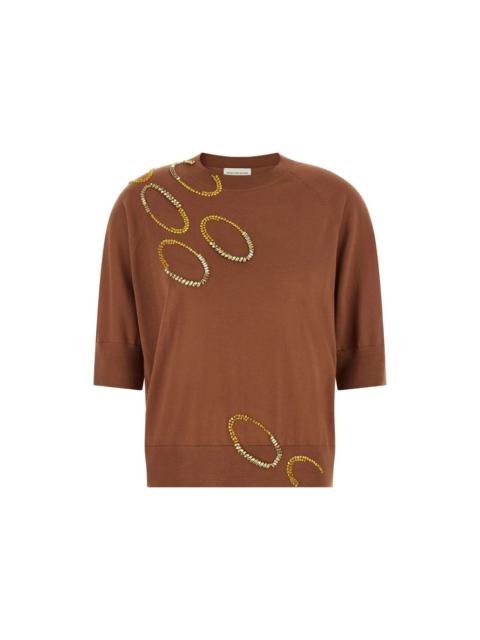 Dries Van Noten Dries Van Noten Tuan Brown Wool Sweater New & Authentic (wom