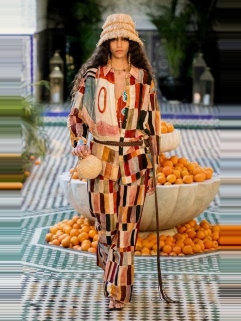 ALÉMAIS Marjorelle Linen-Silk Shirt multi