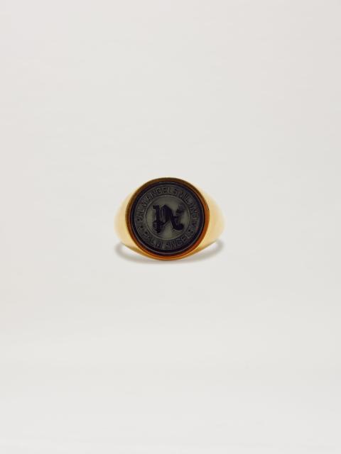 Palm Angels Stone Emblem Ring