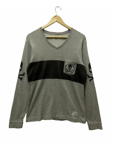 Other Designers Japanese Brand - Stooge & Co Skulls Sweatshirt Grey Black