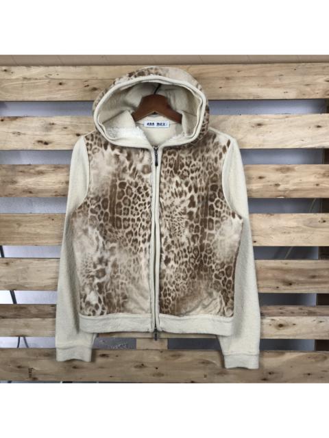 Other Designers Designer - Ann Max Leopard Print Hoodie