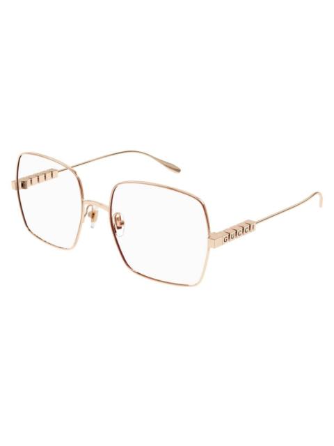 GUCCI Gucci Demo Square Ladies Eyeglasses GG1434O 002 55
