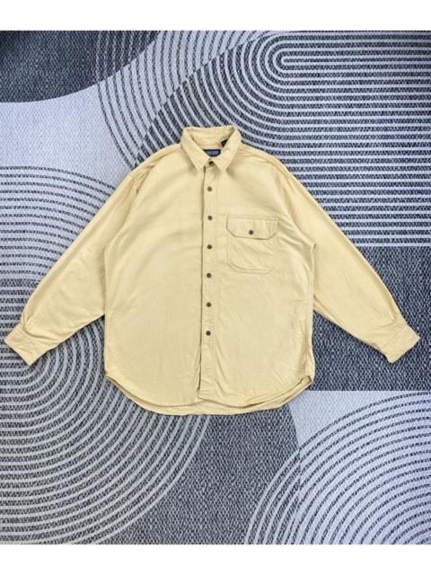 Other Designers Lands' End - Vintage Land’s End Casual Plaind Flannel Shirt