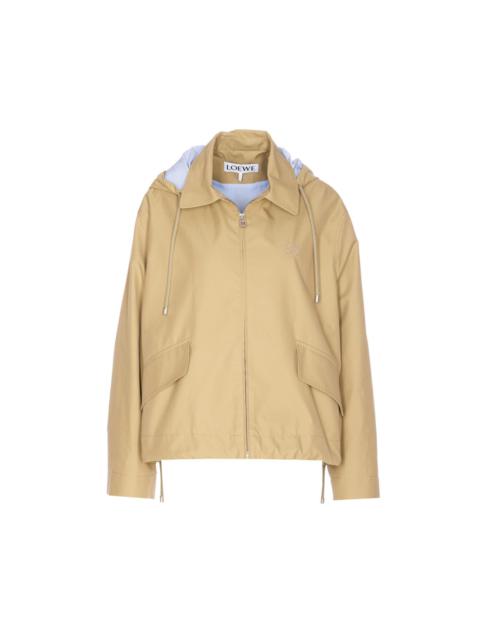 Loewe Women Anagram Logo Hooded Parka