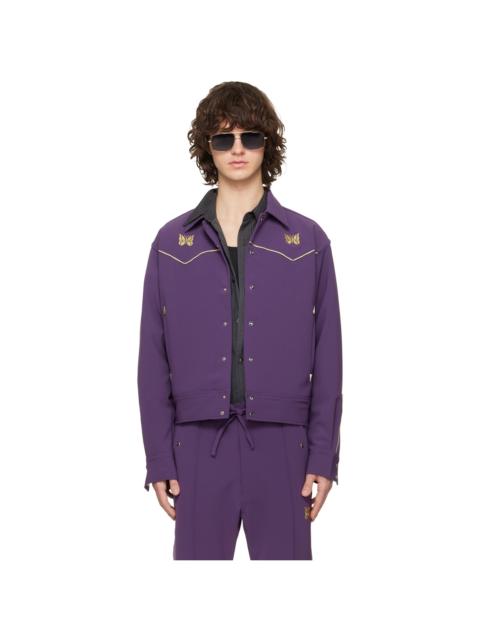 NEEDLES Purple Piping Cowboy Jacket