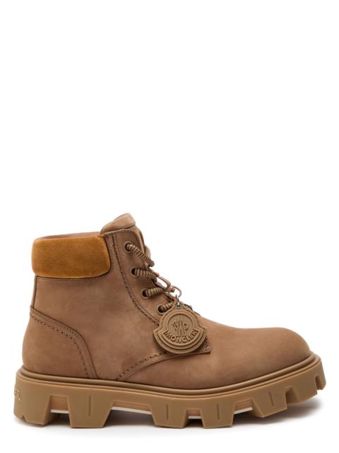 CELINE CELINE PAGES STUDDED ZIPPED BOOT IN SUEDE CALFSKIN