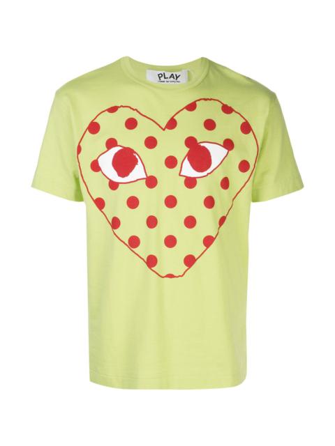 Comme des Garçons PLAY LOGO PRINT T-SHIRT
