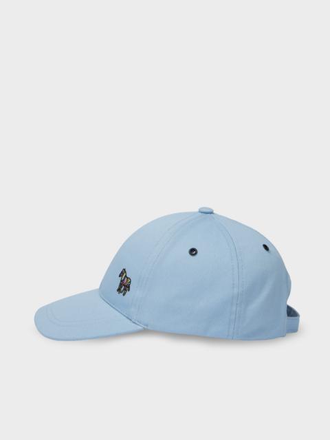 Paul Smith Pale Blue Zebra Logo Baseball Cap