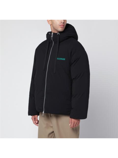 OAMC Oamc Black Peacemaker Puffer Jacket With Logo Embroidery Men