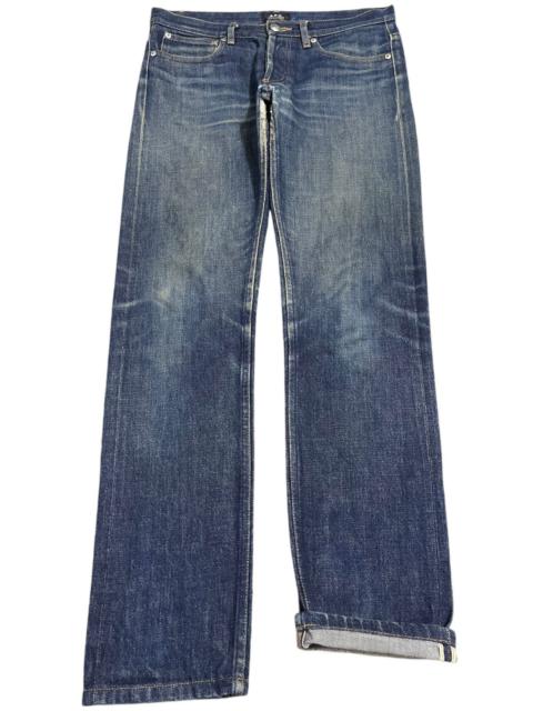 Other Designers Streetwear - Vintage A.P.C Petit Selvedge Blue Wash Jeans Droit Etroit