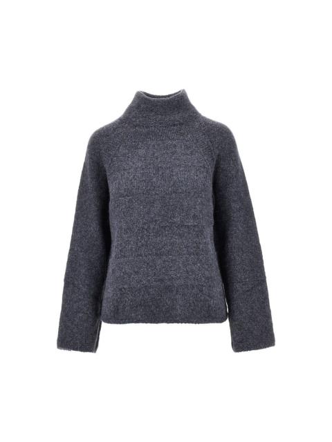 EMPORIO ARMANI Emporio Armani Ribbed Knitted Sweater Grey Women