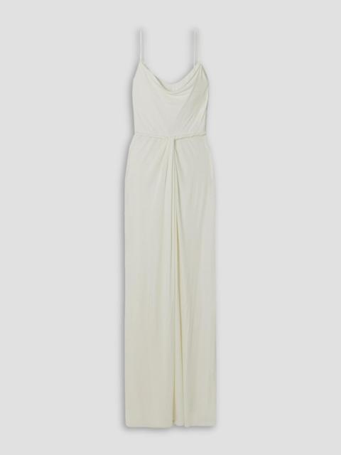 Other Designers Draped stretch-jersey gown