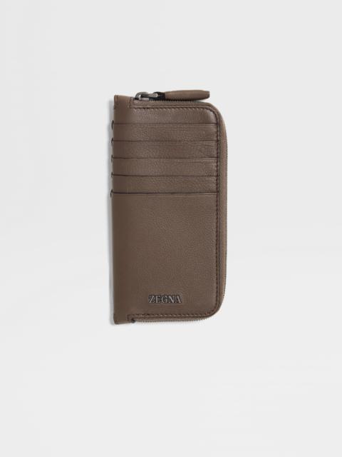 ZEGNA BROWN SECONDSKIN WALLET
