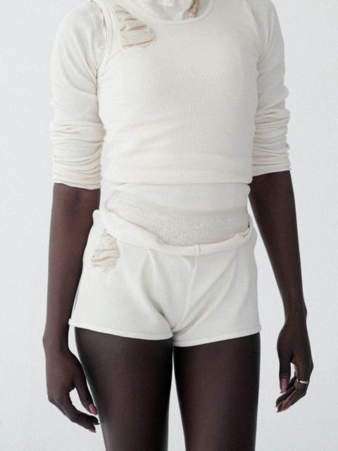 BASERANGE Root Shorts - Recycled Cotton Rib