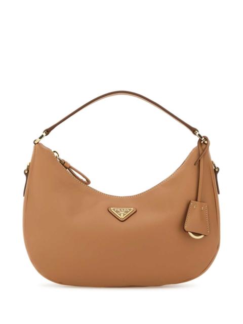 Prada Prada Women Camel Leather Handbag