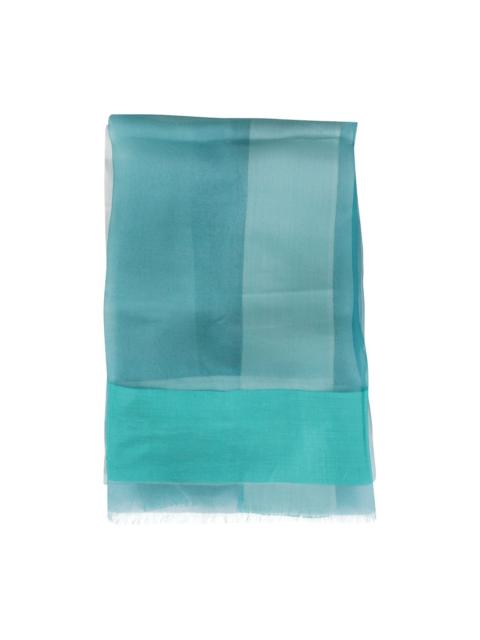colour-block scarf