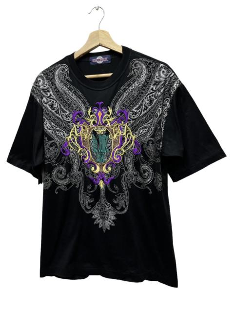 Other Designers Vtg 90’s TIME CAPSULE Paisley Design Tribal Embroidery Shirt