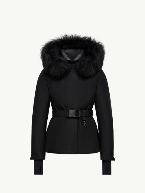 Moncler Grenoble Laplance GORE-TEX Shearling-Trimmed Hooded Down Ski Jacket