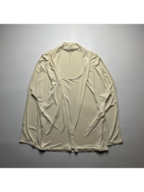Hermès Vintage Hermès - Maison Margiela Era Silk Draped Blouse