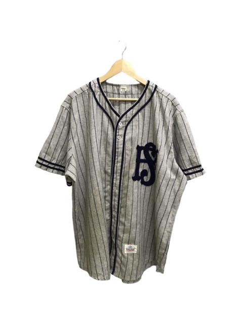 Other Designers VINTAGE EBBETS FIELD FLANNEL WOOL BUTTON UP SHIRT