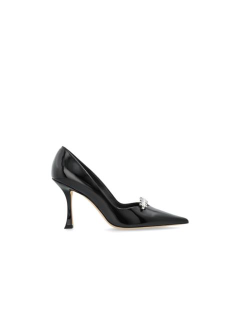 JIMMY CHOO JIMMY CHOO 'Belinda' Black Heeled Shoes New & Authentic (Wom