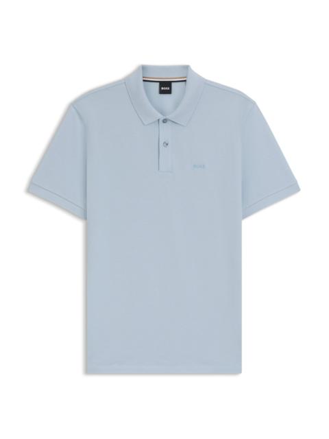 BOSS PALLAS REGULAR-FIT POLO SHIRT IN COTTON WITH EMBROIDERED LOGO