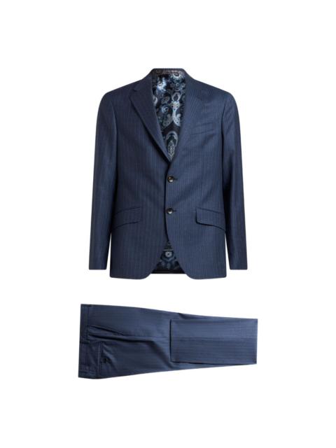 Etro pinstripe wool suit