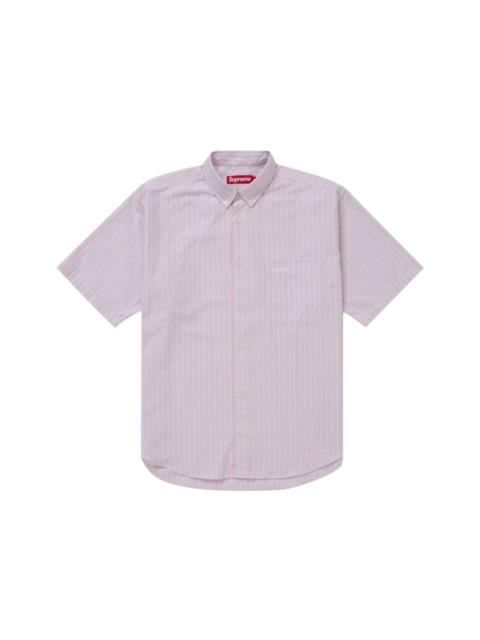 Supreme Supreme Loose Fit Oxford S/S Shirt Pink Stripe
