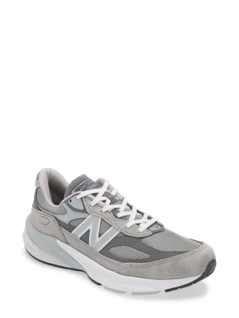 New Balance New Balance 990V6 Core Running Shoe in Grey/Grey at Nordstrom