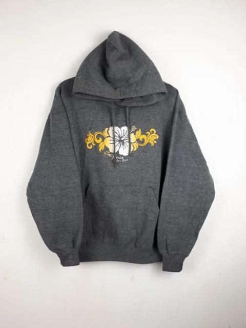 Other Designers Vintage - Vintage Flower California Surfing Graphic Hoodie