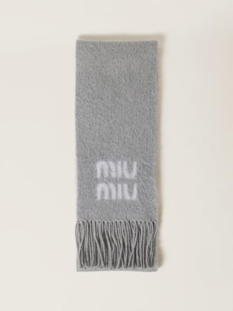 Miu Miu Wool and mohair scarf