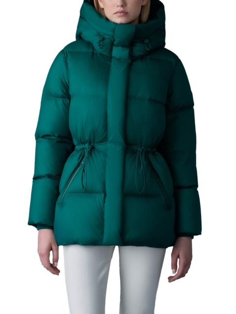 MACKAGE Mackage Freya-SW Water Repellent 750 Fill Power Down Puffer Jacket in Emerald at Nordstrom