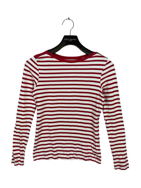 Other Designers agnes b. - Vintage agnes b longsleeve striped red white