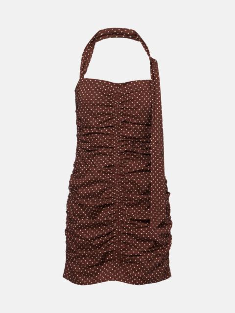 POSSE Edie polka-dot minidress