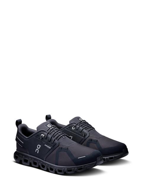 On Cloud 6 Waterproof Sneaker in Black/Black at Nordstrom