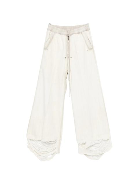 Rick Owens Rick Owens Bela Drawstring Ripped Trousers