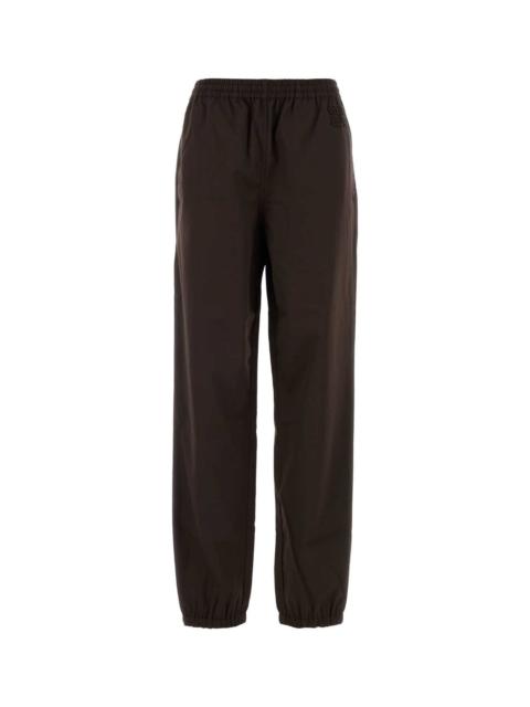 Miu Miu Miu Miu Women Chocolate Twill Joggers