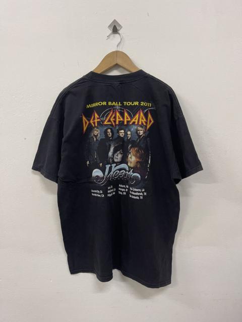 Other Designers Band Tees × Def Leppard - Def Leppard Mirror Ball Tour 2011 shirt
