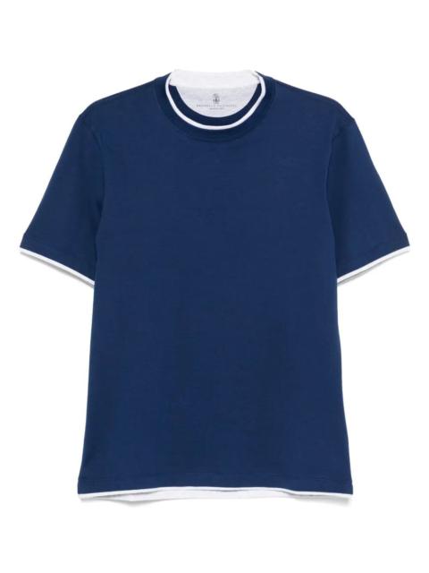 Brunello Cucinelli T-Shirt With Faux-Layering