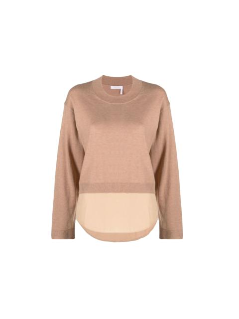 See By Chloe See By Chloe Cotton And Wool Sweater