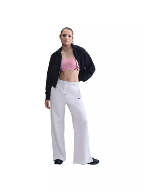 Nike Women's Sportswear Phoenix Fleece High-Waisted Wide-Leg Pants - Birch